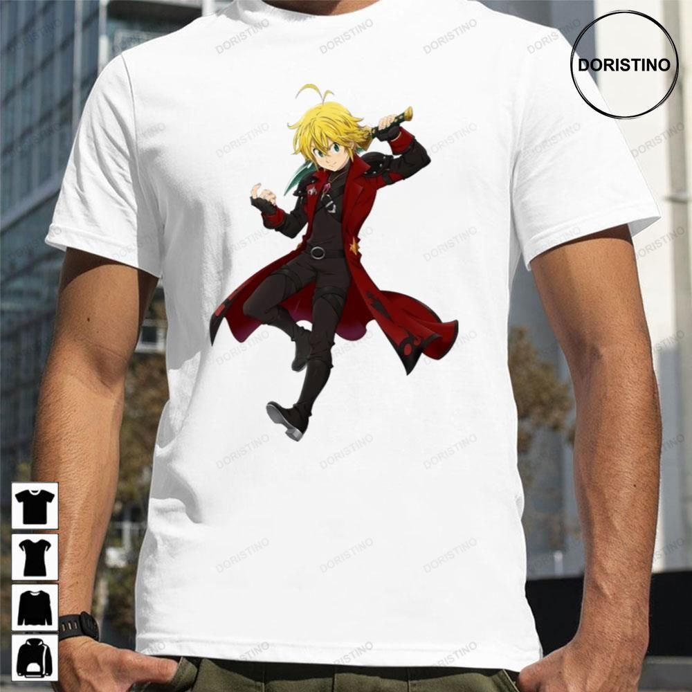 Red Art Meliodas The Seven Deadly Sins Limited Edition T-shirts